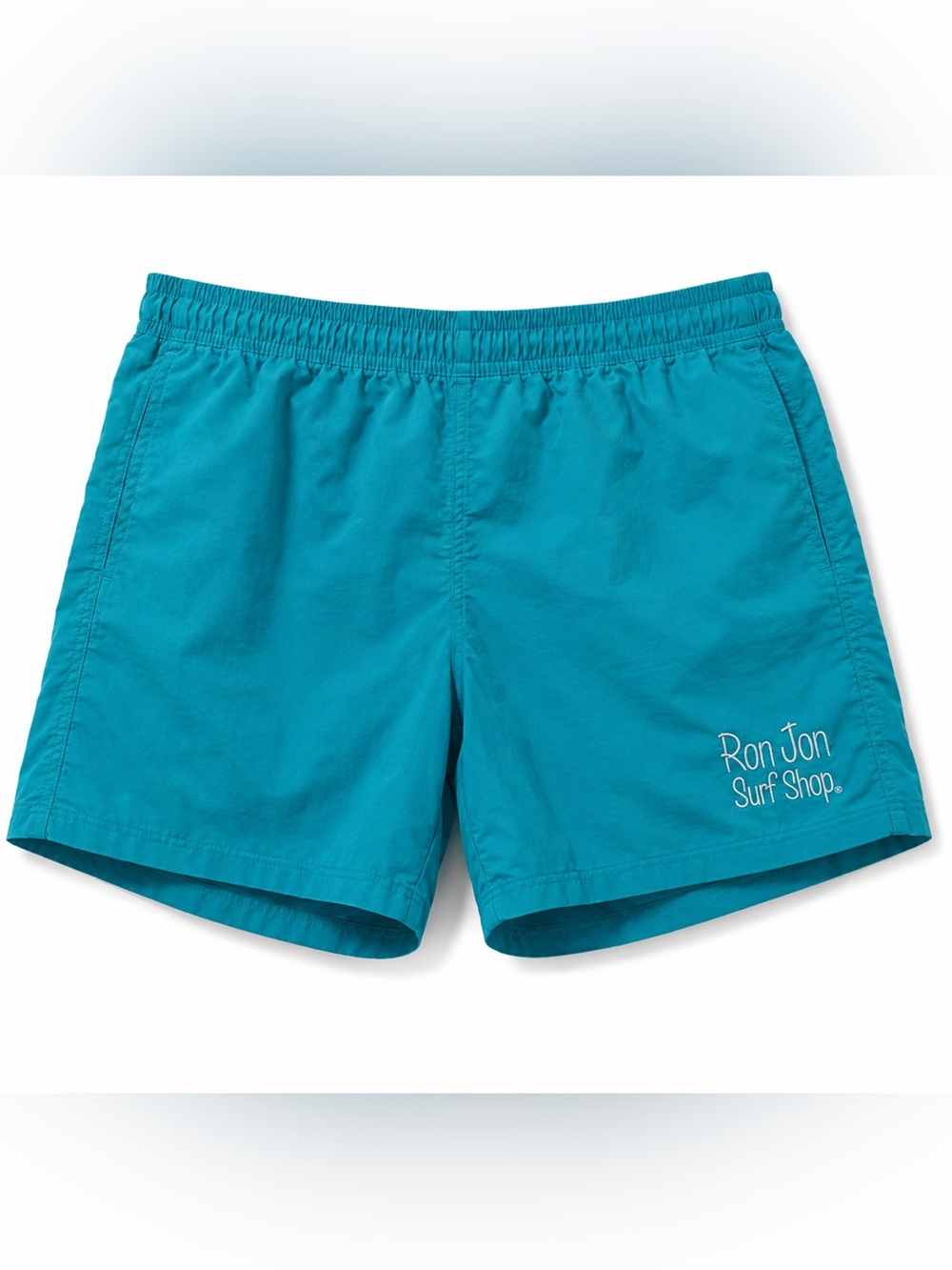 Ron Jon Surf Shop Turquoise Blue Swim Trunk Shorts